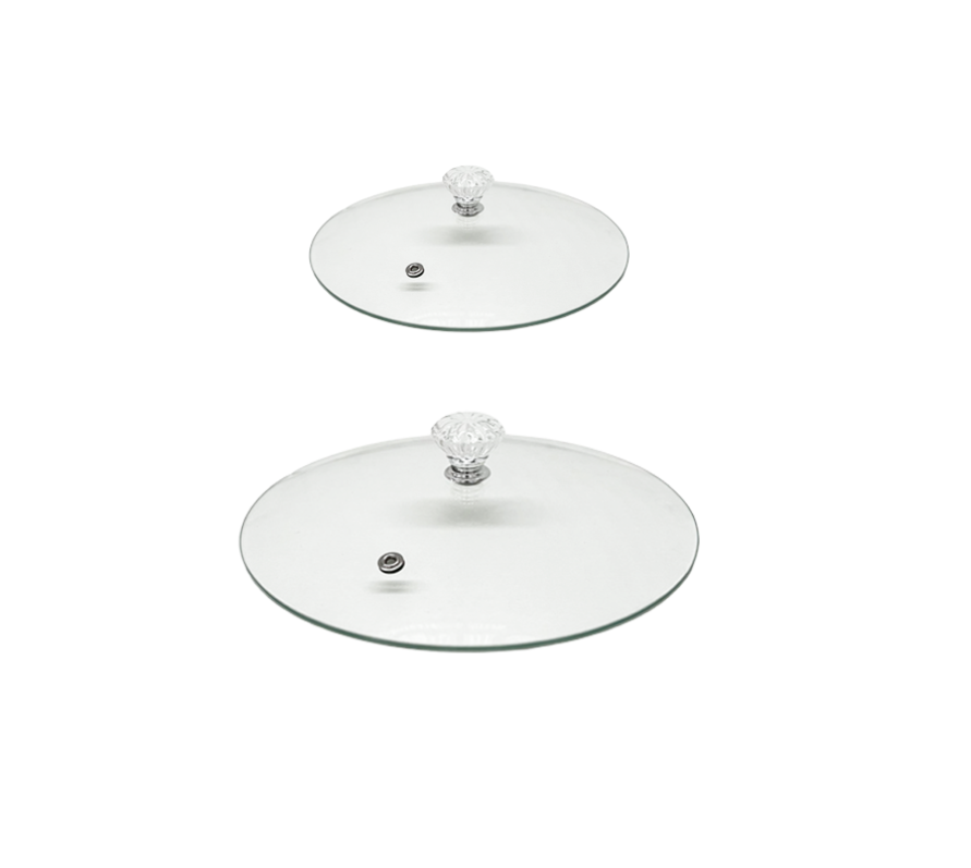 Melamine Dinner Set With Glass Lid Without SS Rim